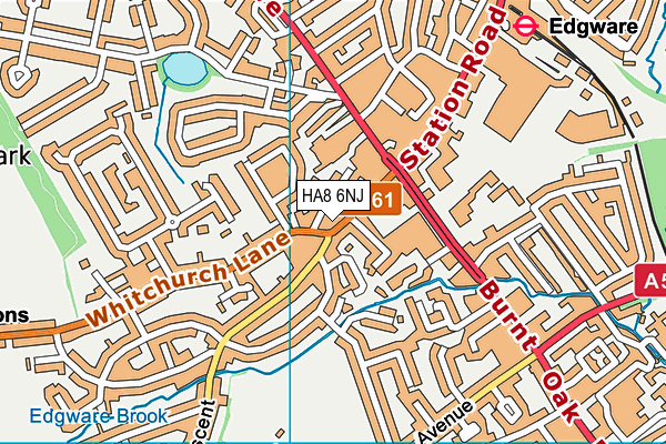 HA8 6NJ map - OS VectorMap District (Ordnance Survey) HA8 6NJ map - OS VectorMap District (Ordnance Survey)