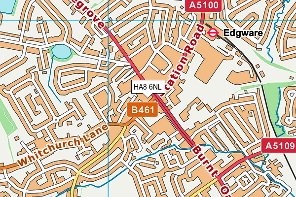 HA8 6NL map - OS VectorMap District (Ordnance Survey) HA8 6NL map - OS VectorMap District (Ordnance Survey)
