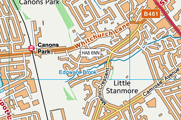 HA8 6NN map - OS VectorMap District (Ordnance Survey) HA8 6NN map - OS VectorMap District (Ordnance Survey)