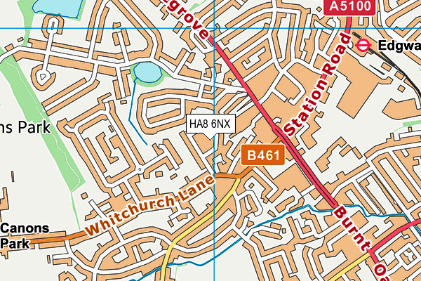 HA8 6NX map - OS VectorMap District (Ordnance Survey) HA8 6NX map - OS VectorMap District (Ordnance Survey)