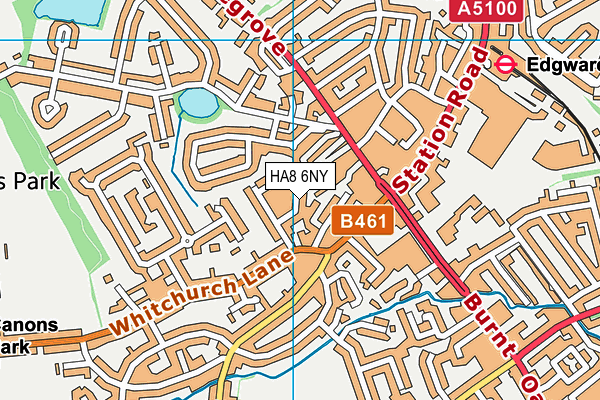 HA8 6NY map - OS VectorMap District (Ordnance Survey) HA8 6NY map - OS VectorMap District (Ordnance Survey)