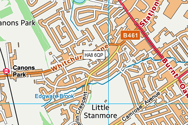 HA8 6QP map - OS VectorMap District (Ordnance Survey) HA8 6QP map - OS VectorMap District (Ordnance Survey)