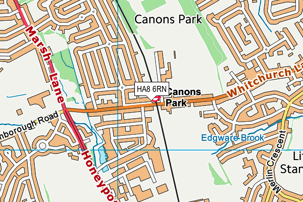 HA8 6RN map - OS VectorMap District (Ordnance Survey) HA8 6RN map - OS VectorMap District (Ordnance Survey)