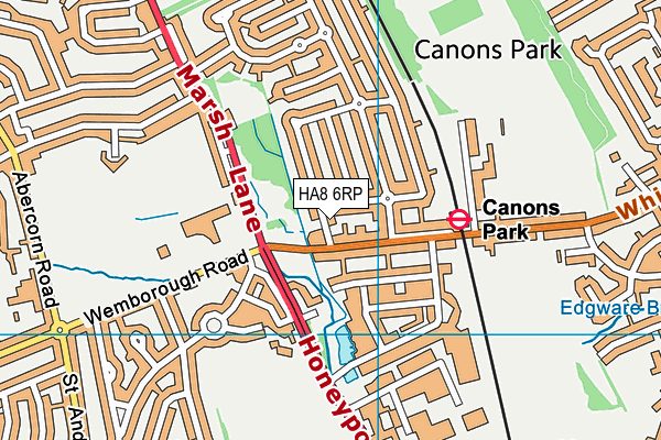 HA8 6RP map - OS VectorMap District (Ordnance Survey) HA8 6RP map - OS VectorMap District (Ordnance Survey)