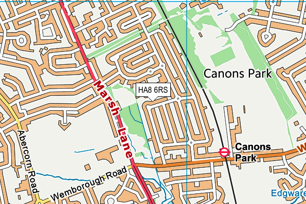 HA8 6RS map - OS VectorMap District (Ordnance Survey) HA8 6RS map - OS VectorMap District (Ordnance Survey)