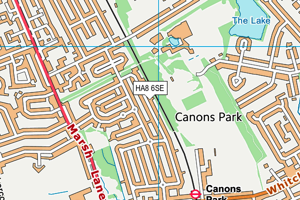 HA8 6SE map - OS VectorMap District (Ordnance Survey) HA8 6SE map - OS VectorMap District (Ordnance Survey)