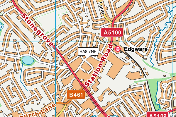 HA8 7NE map - OS VectorMap District (Ordnance Survey) HA8 7NE map - OS VectorMap District (Ordnance Survey)