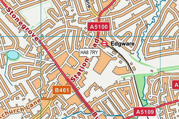 HA8 7RY map - OS VectorMap District (Ordnance Survey) HA8 7RY map - OS VectorMap District (Ordnance Survey)