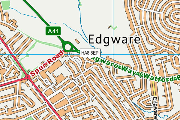 HA8 8EP map - OS VectorMap District (Ordnance Survey) HA8 8EP map - OS VectorMap District (Ordnance Survey)
