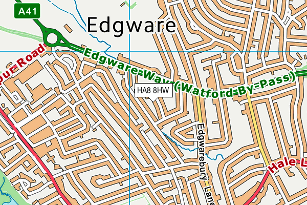 HA8 8HW map - OS VectorMap District (Ordnance Survey) HA8 8HW map - OS VectorMap District (Ordnance Survey)