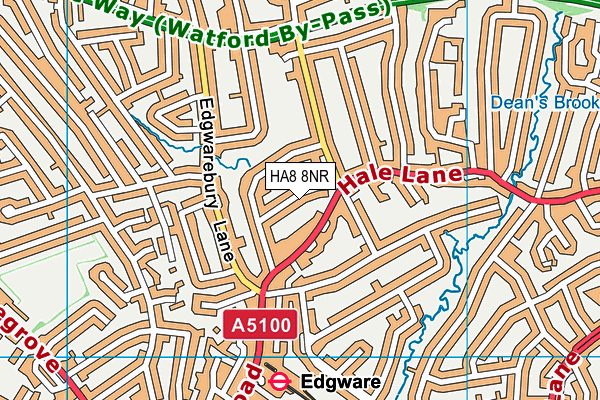 HA8 8NR map - OS VectorMap District (Ordnance Survey) HA8 8NR map - OS VectorMap District (Ordnance Survey)