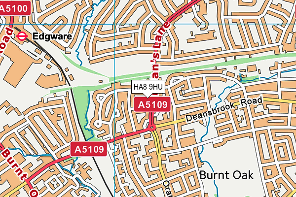 HA8 9HU map - OS VectorMap District (Ordnance Survey) HA8 9HU map - OS VectorMap District (Ordnance Survey)