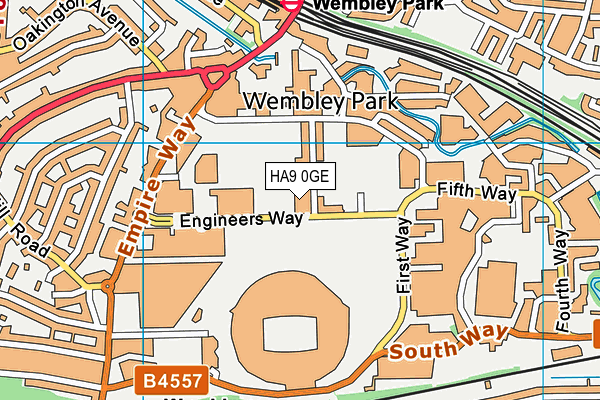 HA9 0GE map - OS VectorMap District (Ordnance Survey) HA9 0GE map - OS VectorMap District (Ordnance Survey)