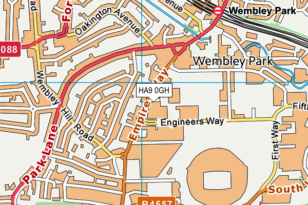 HA9 0GH map - OS VectorMap District (Ordnance Survey) HA9 0GH map - OS VectorMap District (Ordnance Survey)