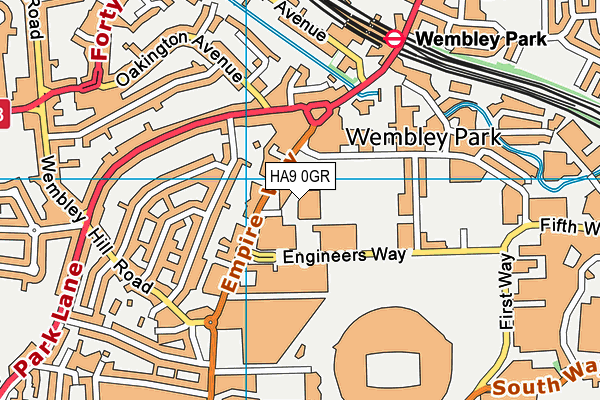 HA9 0GR map - OS VectorMap District (Ordnance Survey) HA9 0GR map - OS VectorMap District (Ordnance Survey)