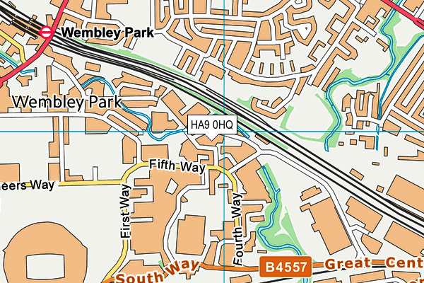 HA9 0HQ map - OS VectorMap District (Ordnance Survey) HA9 0HQ map - OS VectorMap District (Ordnance Survey)