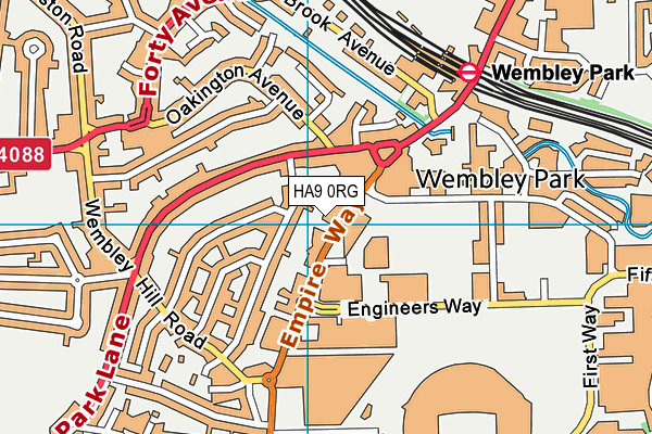 HA9 0RG map - OS VectorMap District (Ordnance Survey) HA9 0RG map - OS VectorMap District (Ordnance Survey)