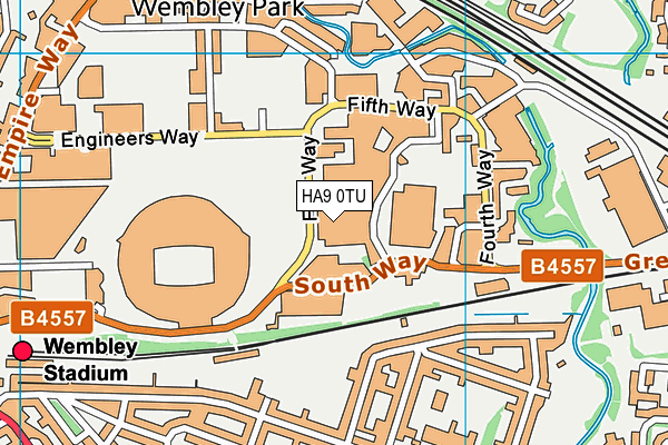HA9 0TU map - OS VectorMap District (Ordnance Survey) HA9 0TU map - OS VectorMap District (Ordnance Survey)