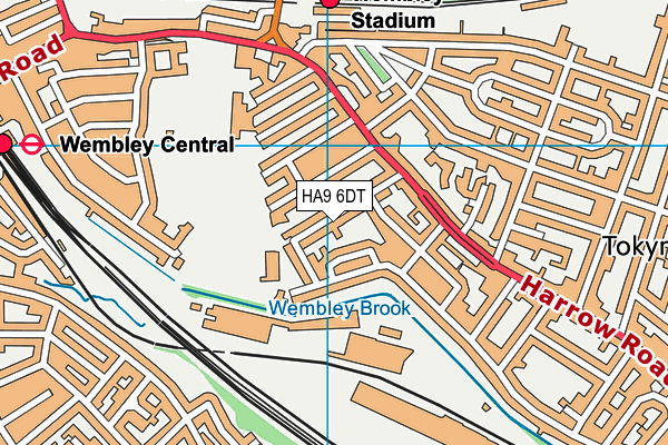 HA9 6DT map - OS VectorMap District (Ordnance Survey) HA9 6DT map - OS VectorMap District (Ordnance Survey)