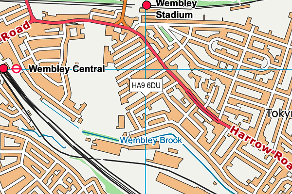 HA9 6DU map - OS VectorMap District (Ordnance Survey) HA9 6DU map - OS VectorMap District (Ordnance Survey)