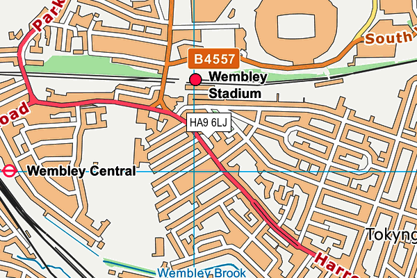 HA9 6LJ map - OS VectorMap District (Ordnance Survey) HA9 6LJ map - OS VectorMap District (Ordnance Survey)