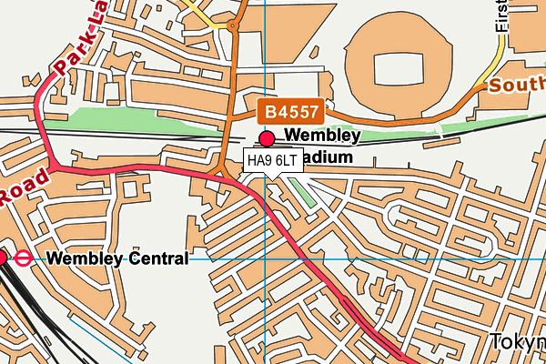 HA9 6LT map - OS VectorMap District (Ordnance Survey) HA9 6LT map - OS VectorMap District (Ordnance Survey)