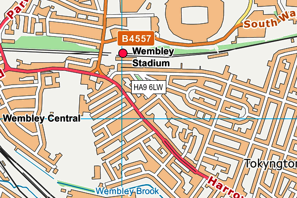 HA9 6LW map - OS VectorMap District (Ordnance Survey) HA9 6LW map - OS VectorMap District (Ordnance Survey)