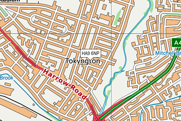 HA9 6NP map - OS VectorMap District (Ordnance Survey) HA9 6NP map - OS VectorMap District (Ordnance Survey)