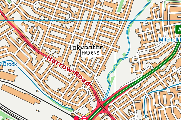 HA9 6NS map - OS VectorMap District (Ordnance Survey) HA9 6NS map - OS VectorMap District (Ordnance Survey)