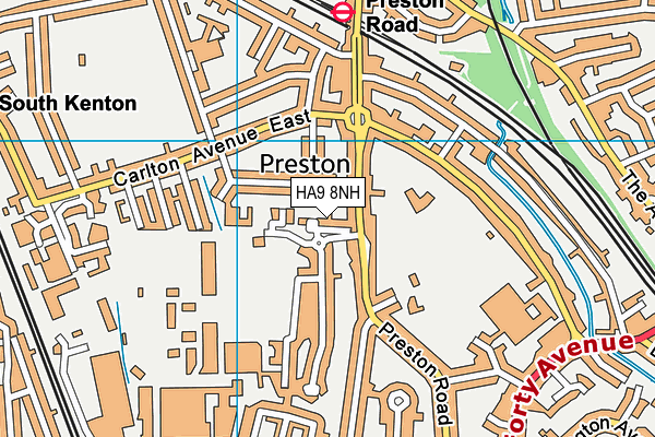 HA9 8NH map - OS VectorMap District (Ordnance Survey) HA9 8NH map - OS VectorMap District (Ordnance Survey)