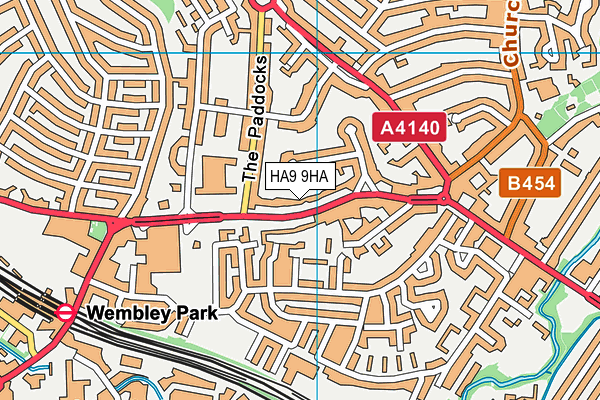 HA9 9HA map - OS VectorMap District (Ordnance Survey) HA9 9HA map - OS VectorMap District (Ordnance Survey)