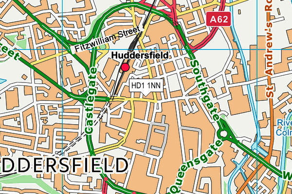 HD1 1NN map - OS VectorMap District (Ordnance Survey) HD1 1NN map - OS VectorMap District (Ordnance Survey)
