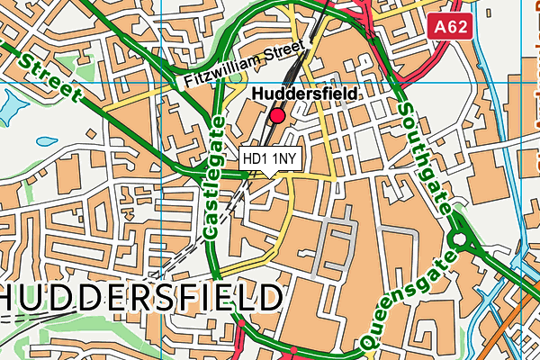HD1 1NY map - OS VectorMap District (Ordnance Survey) HD1 1NY map - OS VectorMap District (Ordnance Survey)