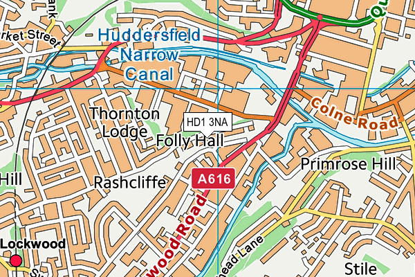 HD1 3NA map - OS VectorMap District (Ordnance Survey) HD1 3NA map - OS VectorMap District (Ordnance Survey)
