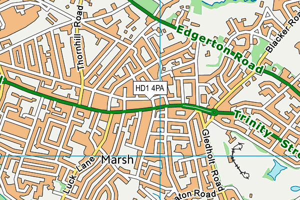 HD1 4PA map - OS VectorMap District (Ordnance Survey) HD1 4PA map - OS VectorMap District (Ordnance Survey)