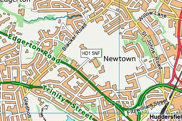 HD1 5NF map - OS VectorMap District (Ordnance Survey) HD1 5NF map - OS VectorMap District (Ordnance Survey)