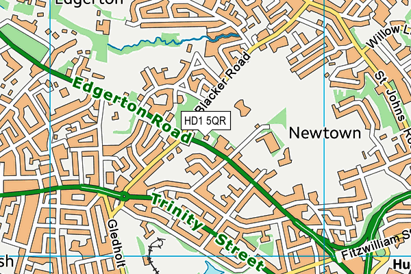 HD1 5QR map - OS VectorMap District (Ordnance Survey) HD1 5QR map - OS VectorMap District (Ordnance Survey)