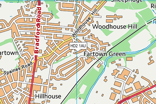 HD2 1AU map - OS VectorMap District (Ordnance Survey) HD2 1AU map - OS VectorMap District (Ordnance Survey)