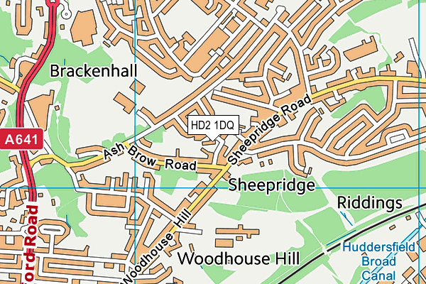 HD2 1DQ map - OS VectorMap District (Ordnance Survey) HD2 1DQ map - OS VectorMap District (Ordnance Survey)