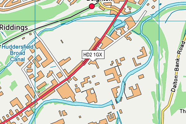 HD2 1GX map - OS VectorMap District (Ordnance Survey) HD2 1GX map - OS VectorMap District (Ordnance Survey)
