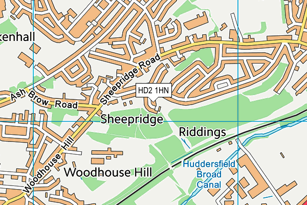 HD2 1HN map - OS VectorMap District (Ordnance Survey) HD2 1HN map - OS VectorMap District (Ordnance Survey)
