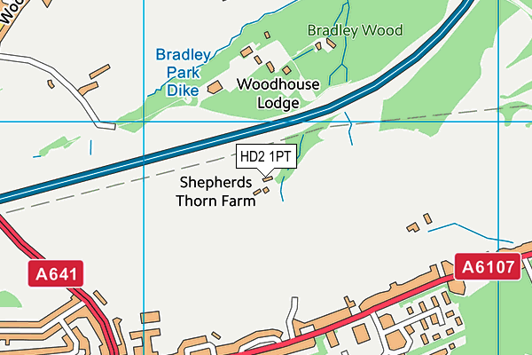 HD2 1PT map - OS VectorMap District (Ordnance Survey) HD2 1PT map - OS VectorMap District (Ordnance Survey)