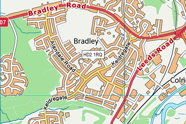 HD2 1RQ map - OS VectorMap District (Ordnance Survey) HD2 1RQ map - OS VectorMap District (Ordnance Survey)