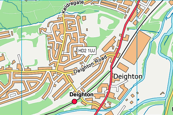 HD2 1UJ map - OS VectorMap District (Ordnance Survey) HD2 1UJ map - OS VectorMap District (Ordnance Survey)