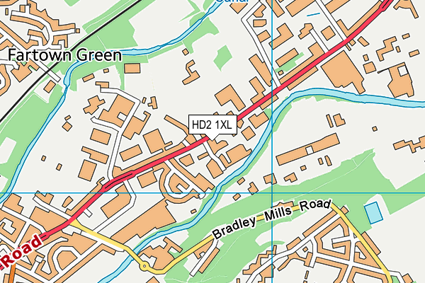 HD2 1XL map - OS VectorMap District (Ordnance Survey) HD2 1XL map - OS VectorMap District (Ordnance Survey)
