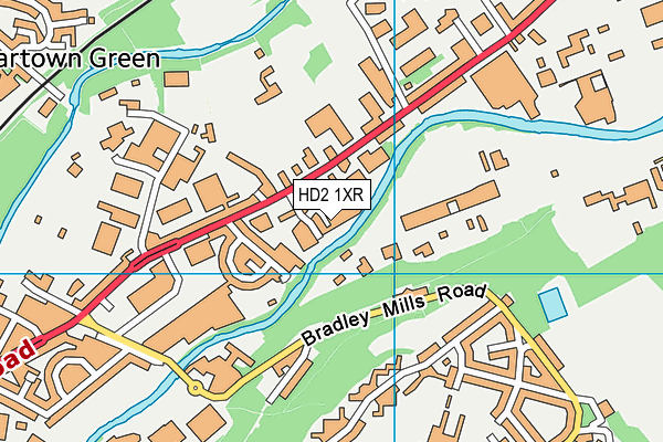 HD2 1XR map - OS VectorMap District (Ordnance Survey) HD2 1XR map - OS VectorMap District (Ordnance Survey)