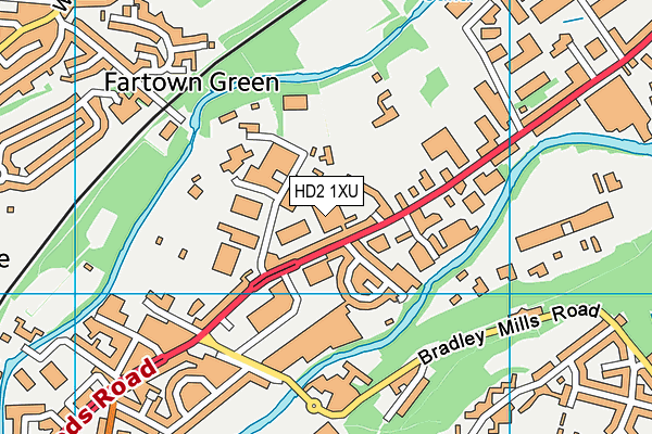 HD2 1XU map - OS VectorMap District (Ordnance Survey) HD2 1XU map - OS VectorMap District (Ordnance Survey)