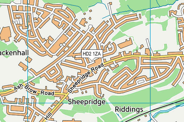 HD2 1ZA map - OS VectorMap District (Ordnance Survey) HD2 1ZA map - OS VectorMap District (Ordnance Survey)