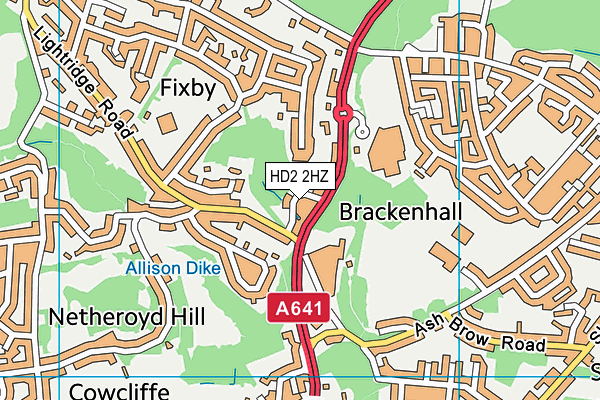 HD2 2HZ map - OS VectorMap District (Ordnance Survey) HD2 2HZ map - OS VectorMap District (Ordnance Survey)