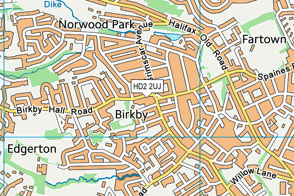HD2 2UJ map - OS VectorMap District (Ordnance Survey) HD2 2UJ map - OS VectorMap District (Ordnance Survey)